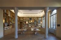 Museo Le  Gallerie di Intesa Sanpaolo. Milano.Zona caffetteria :ripristino di decorazioni in gesso con successiva patinatura e doratura-fine lavorazione